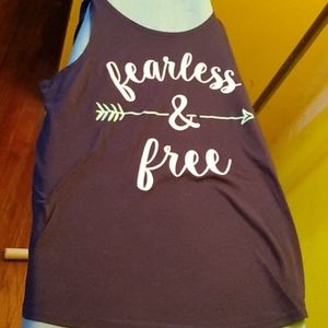 Justice girls Navy blue tank top